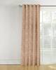 Readymade curtains in white color fabric with light texture design